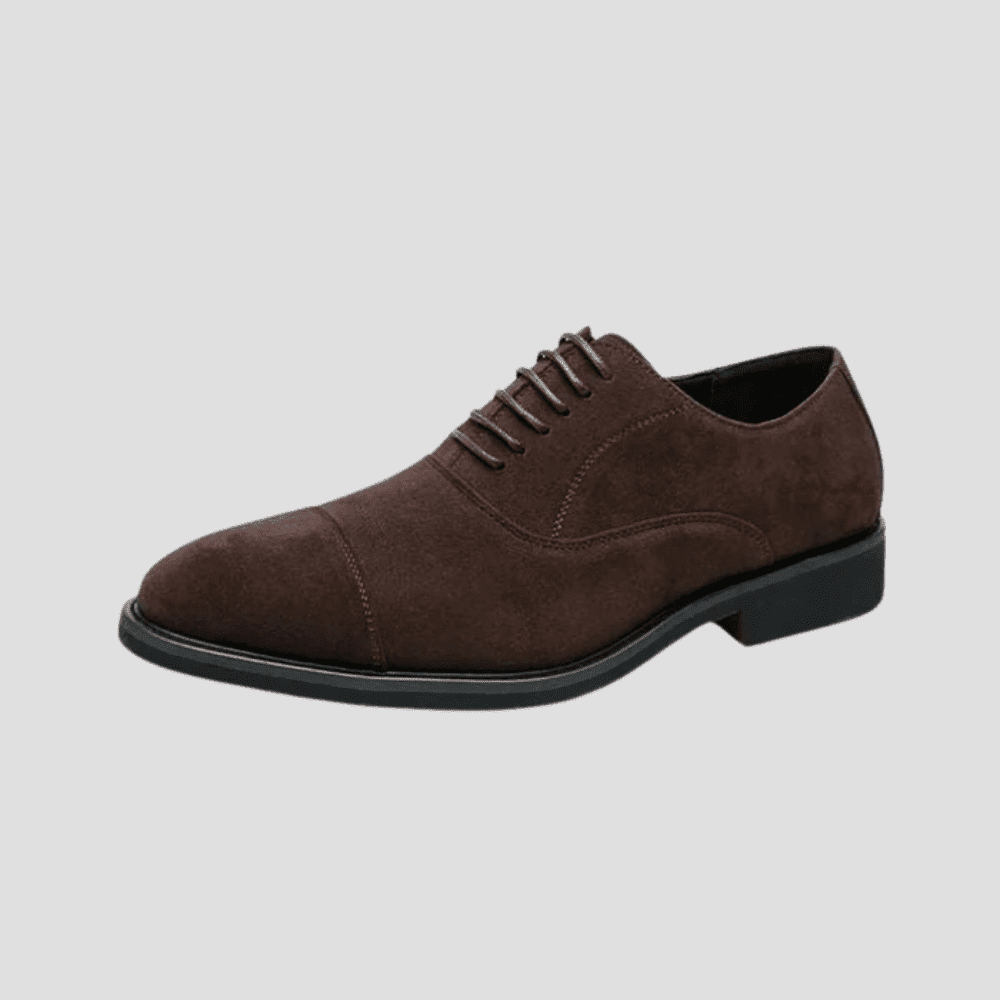 Men's Cap Toe Velvet Derby Shoe