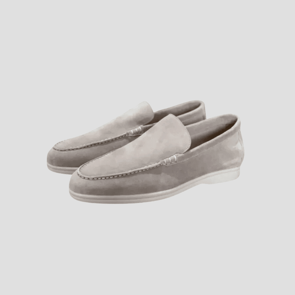 Men's Suede Cowhide Slip-On Loafers