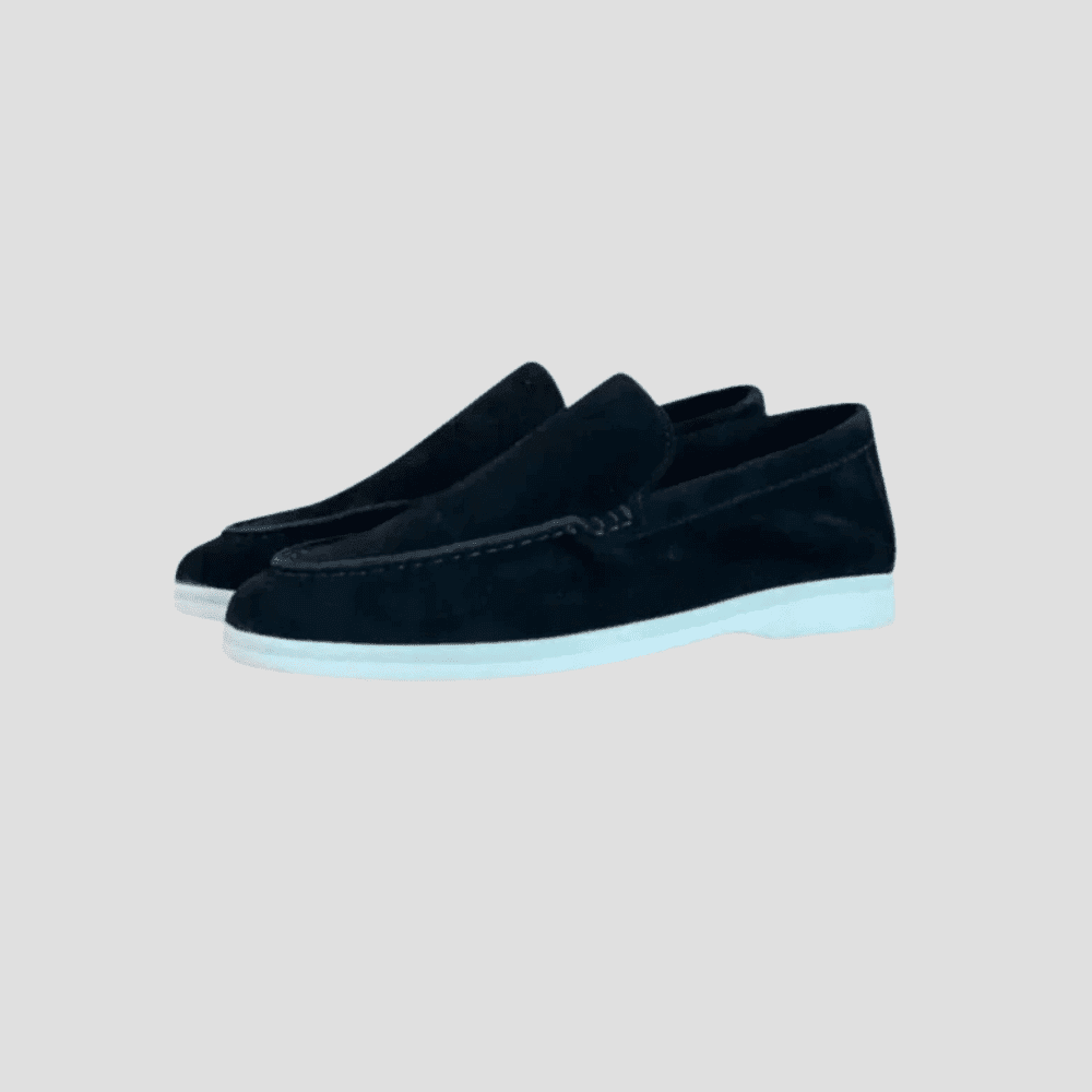 Men's Suede Cowhide Slip-On Loafers