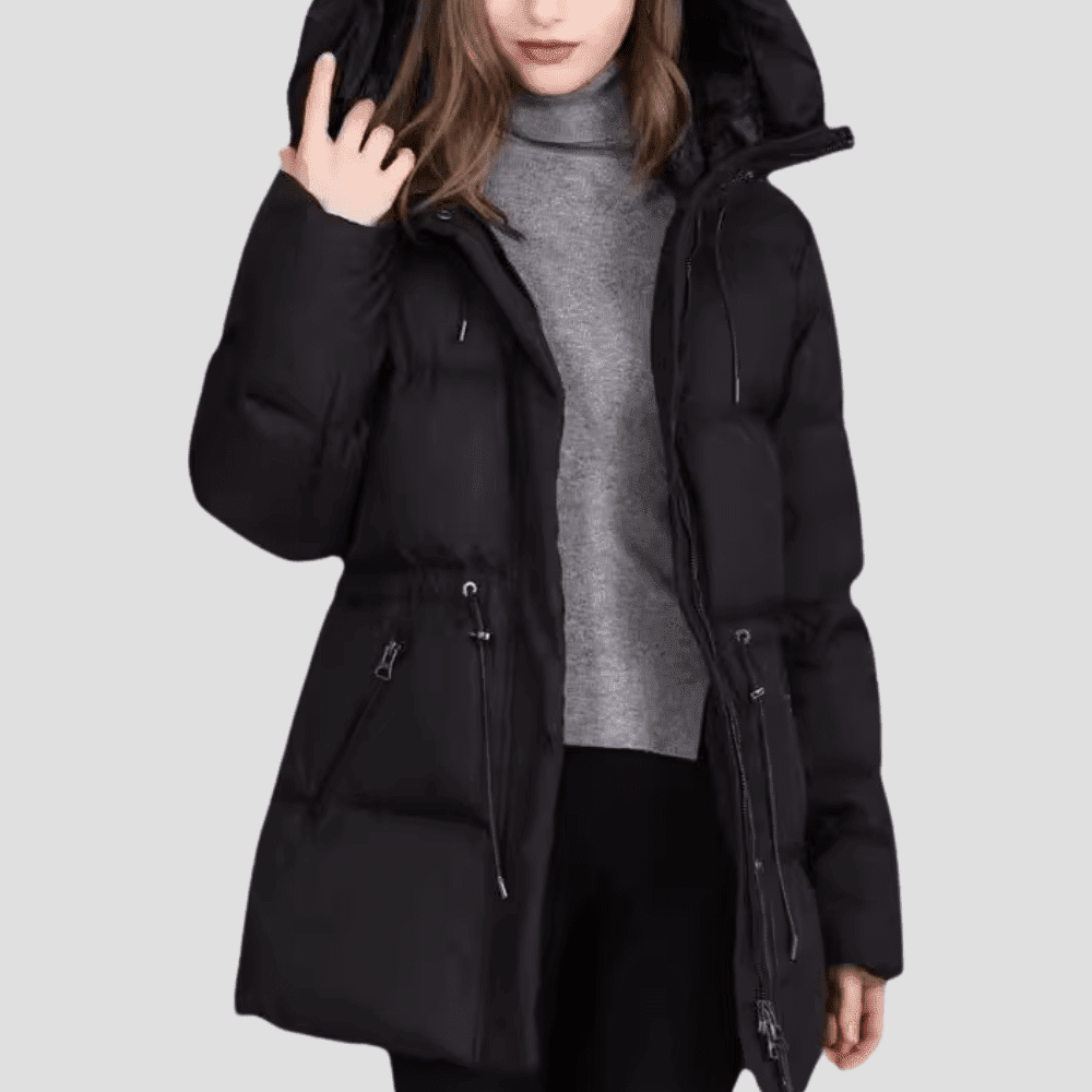 Women's Long Hooded Puffer Jacket