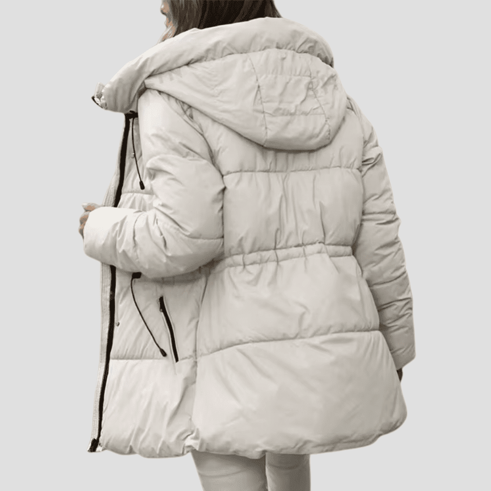Women's Long Hooded Puffer Jacket