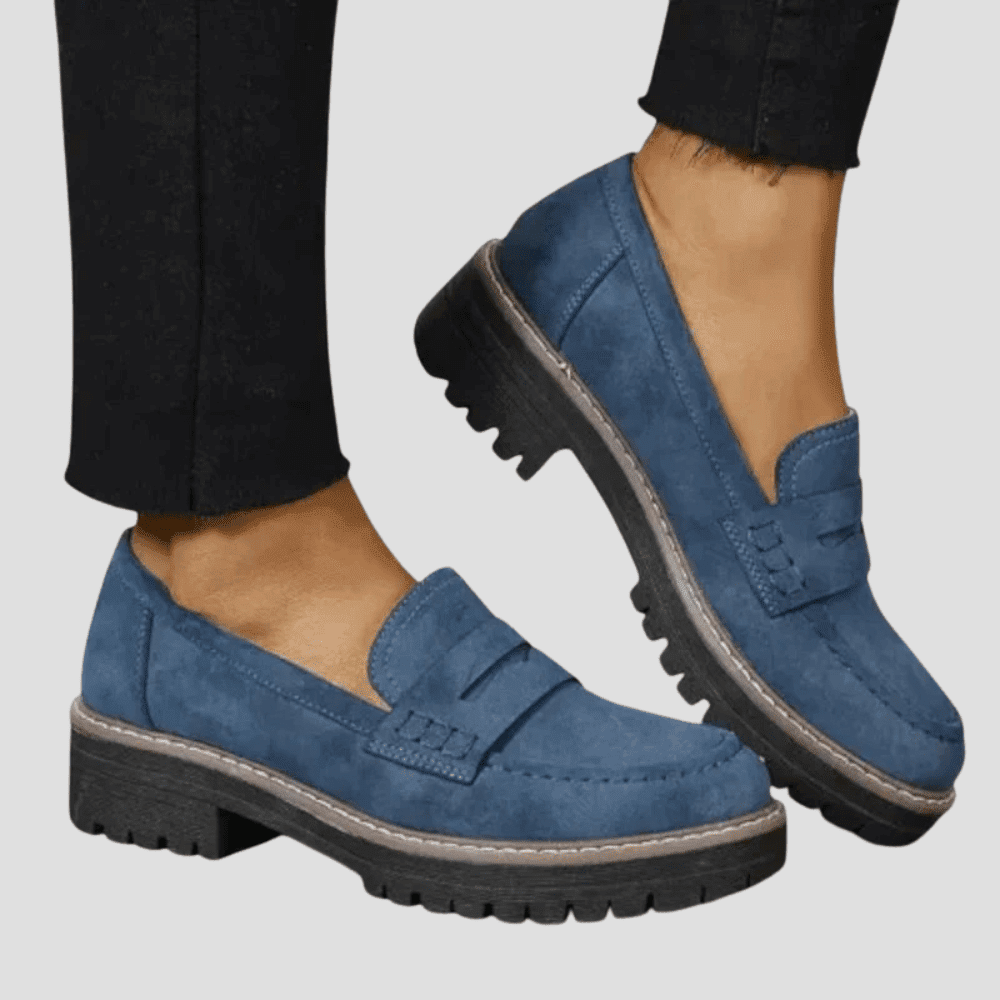 Women's Lug Sole Penny Loafer