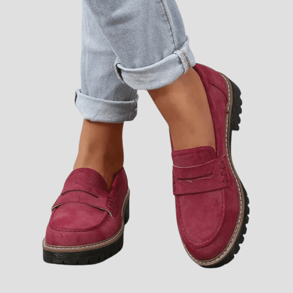 Women's Lug Sole Penny Loafer