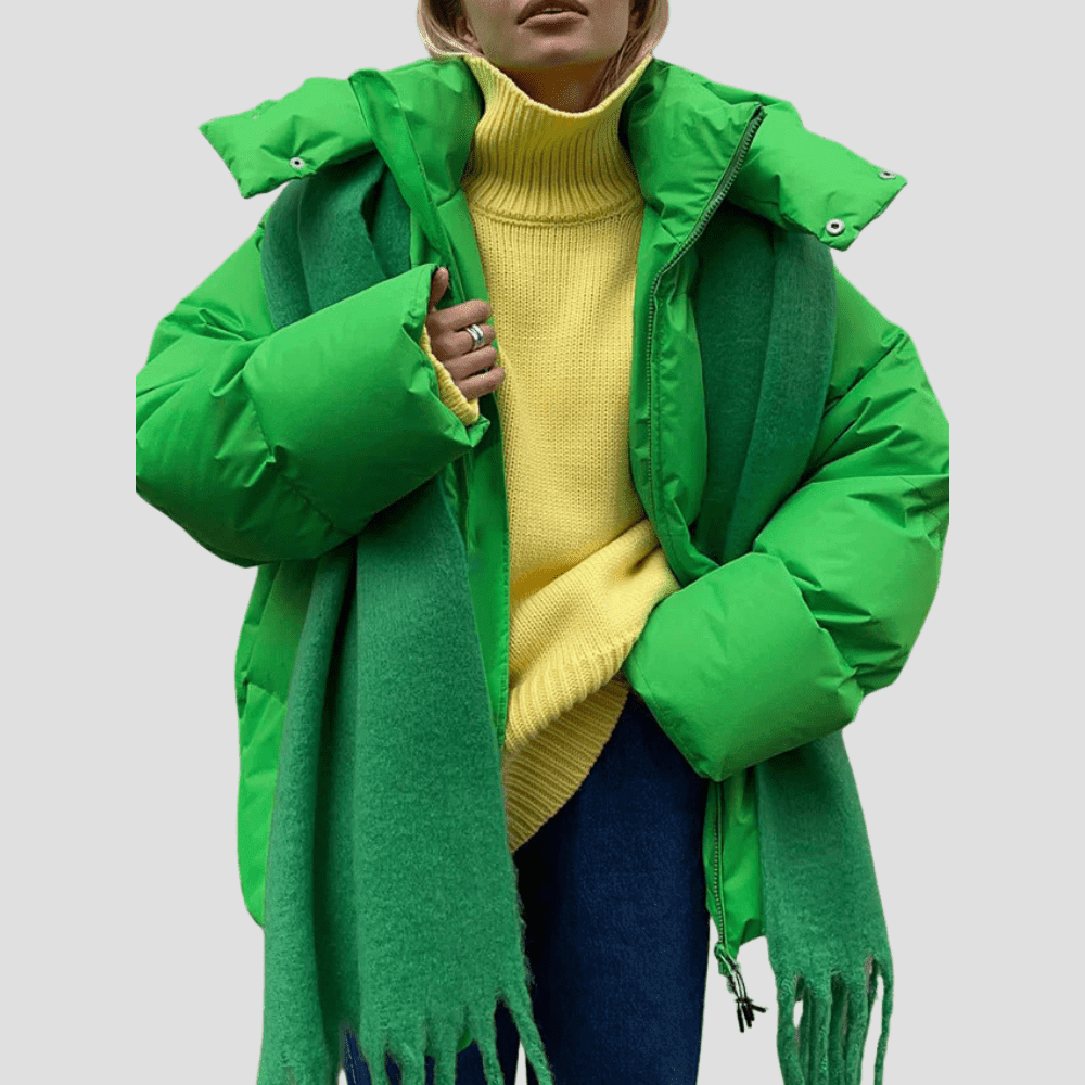 Women's Oversized Hooded Winter Puffer Jacket