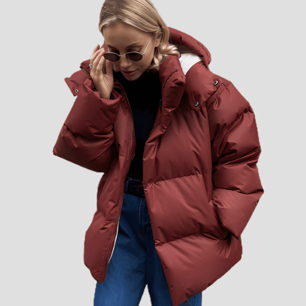 Women's Oversized Hooded Winter Puffer Jacket