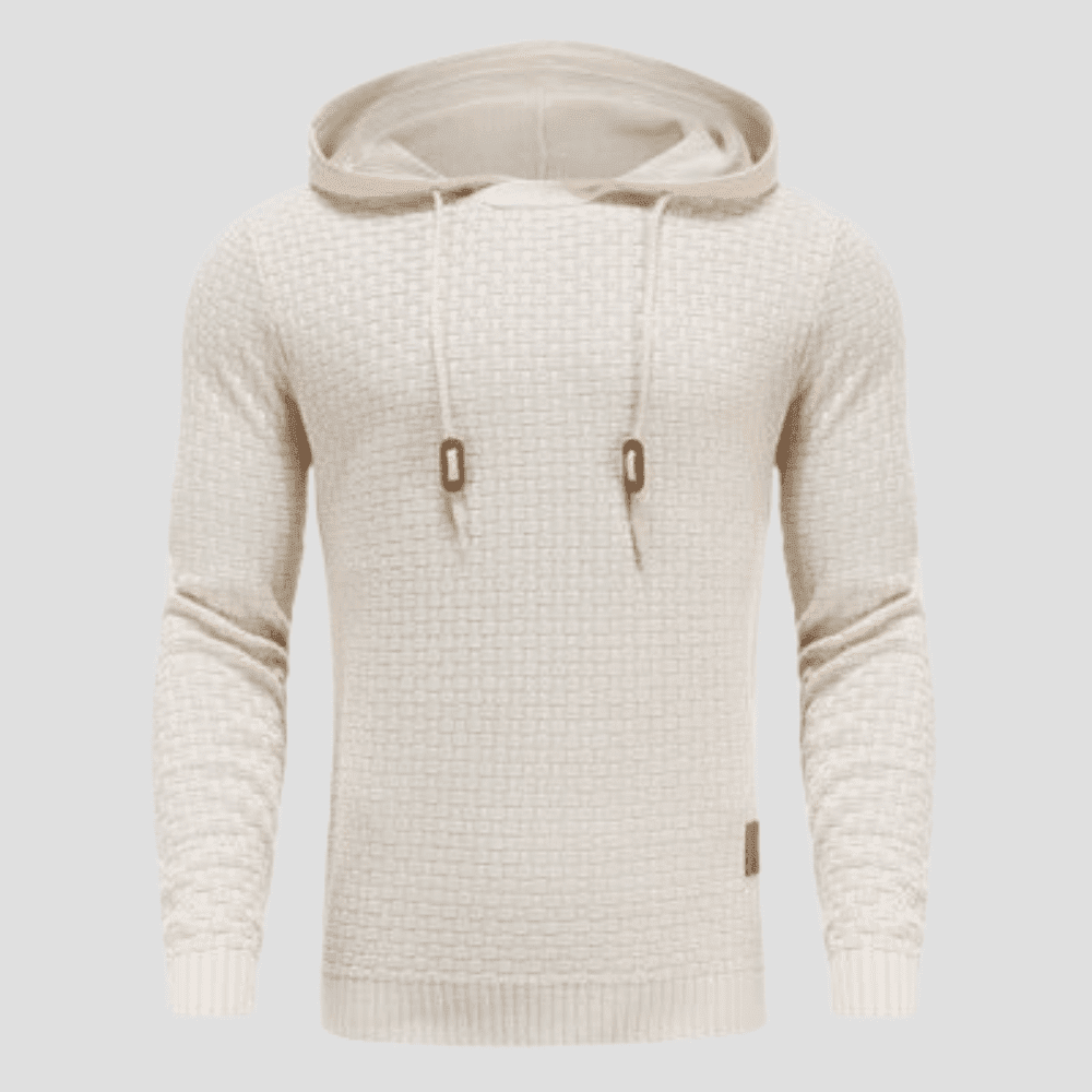 Men's Knit Basketweave Hoodie