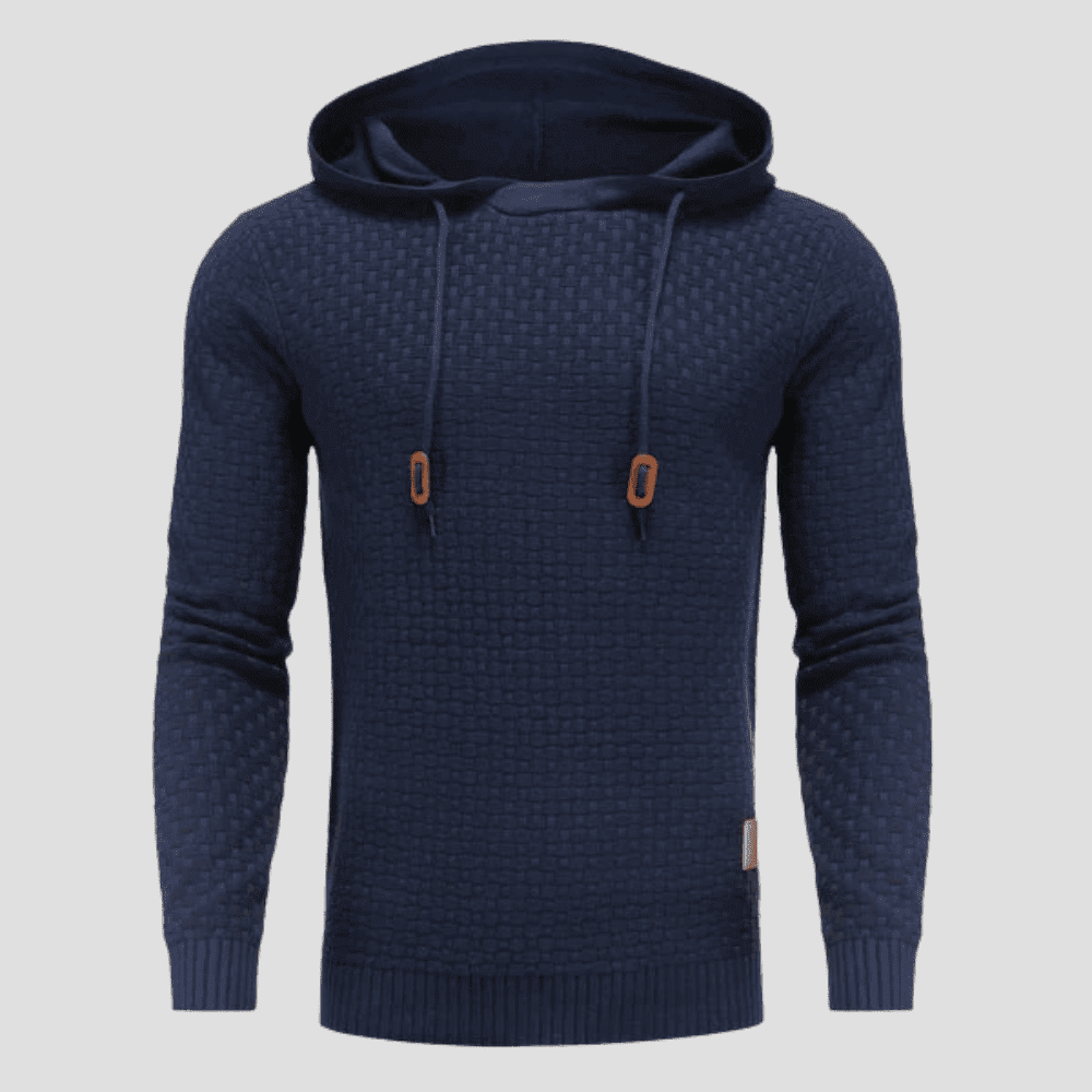 Men's Knit Basketweave Hoodie