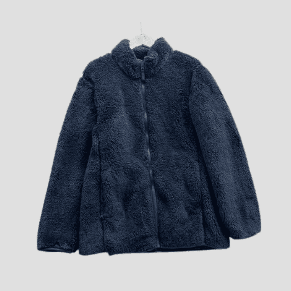 Women's Cozy Warm Full-Zip Sherpa Teddy Jacket