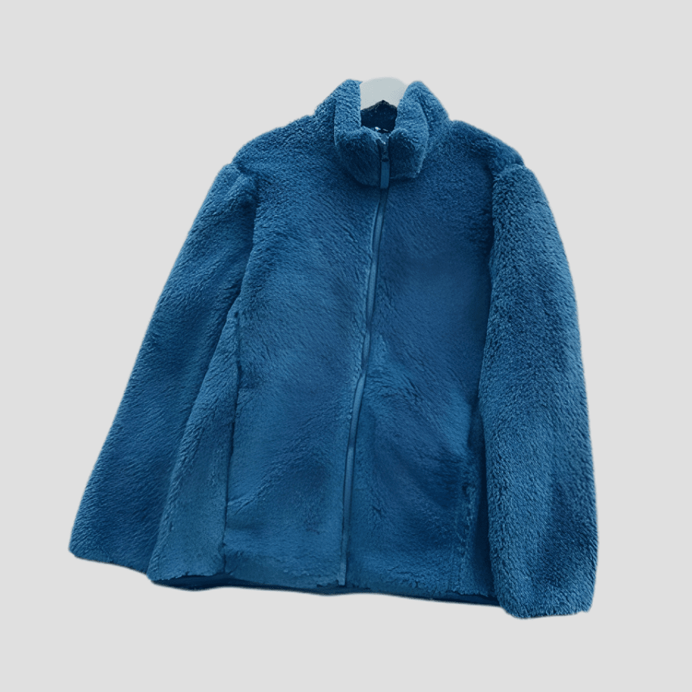 Women's Cozy Warm Full-Zip Sherpa Teddy Jacket
