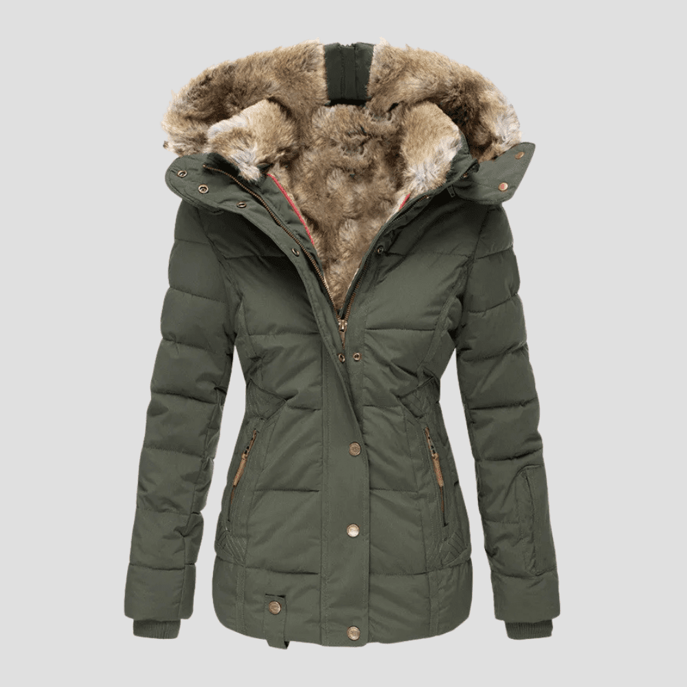 Women's Faux Fur Winter Jacket