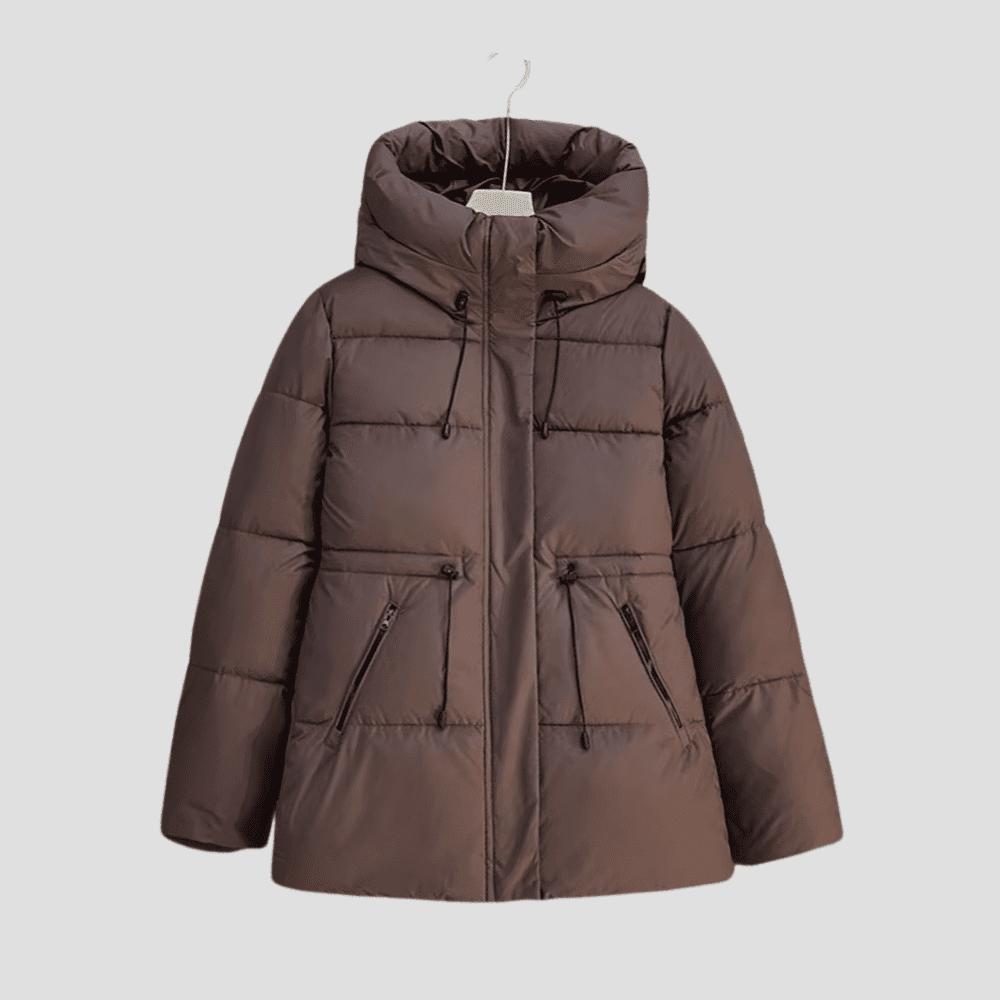 Women's Long Hooded Puffer Jacket