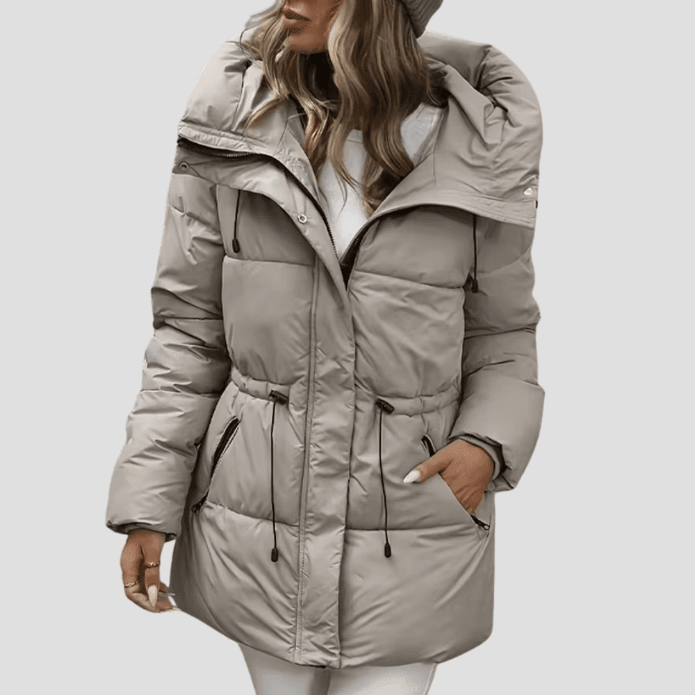 Women's Long Hooded Puffer Jacket