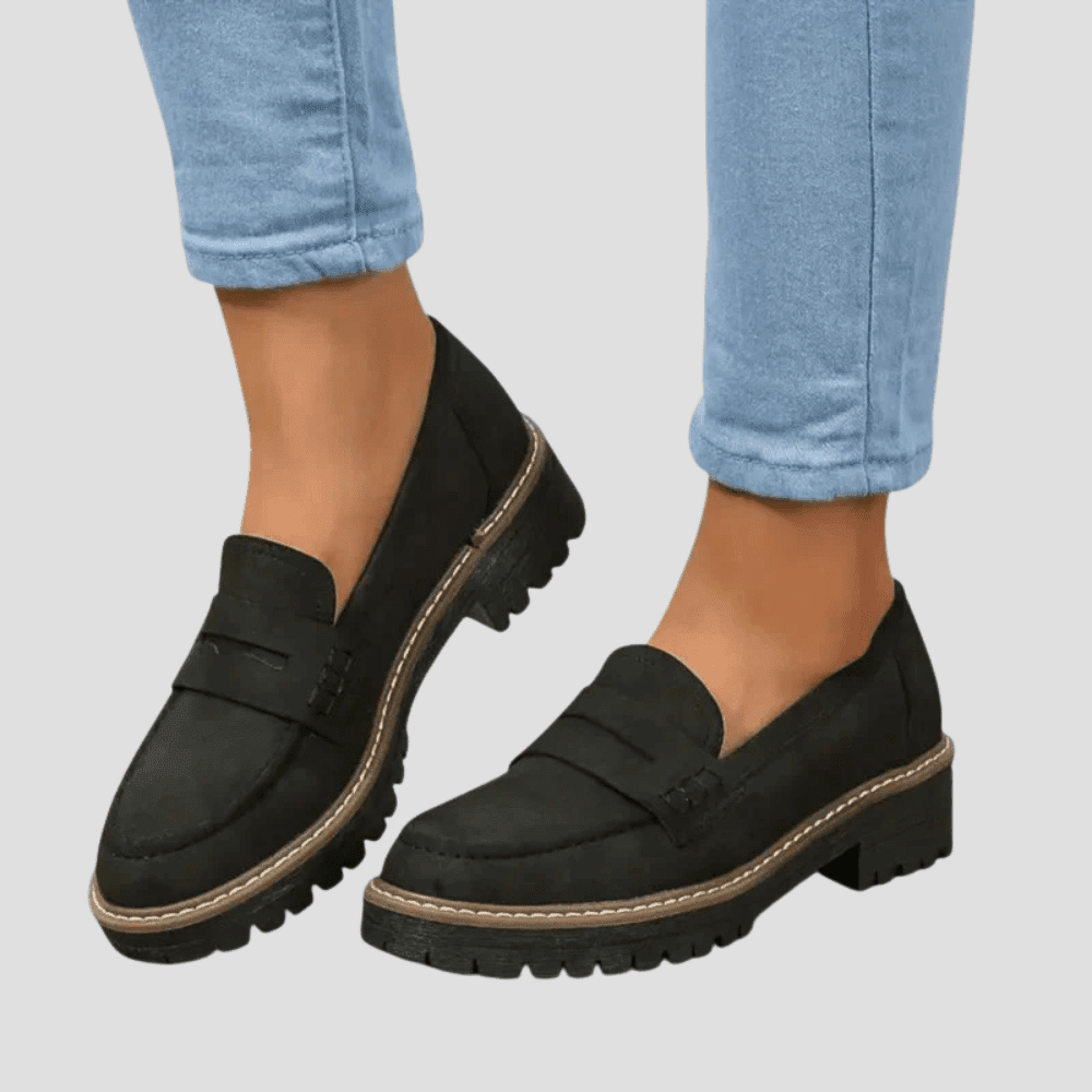 Women's Lug Sole Penny Loafer