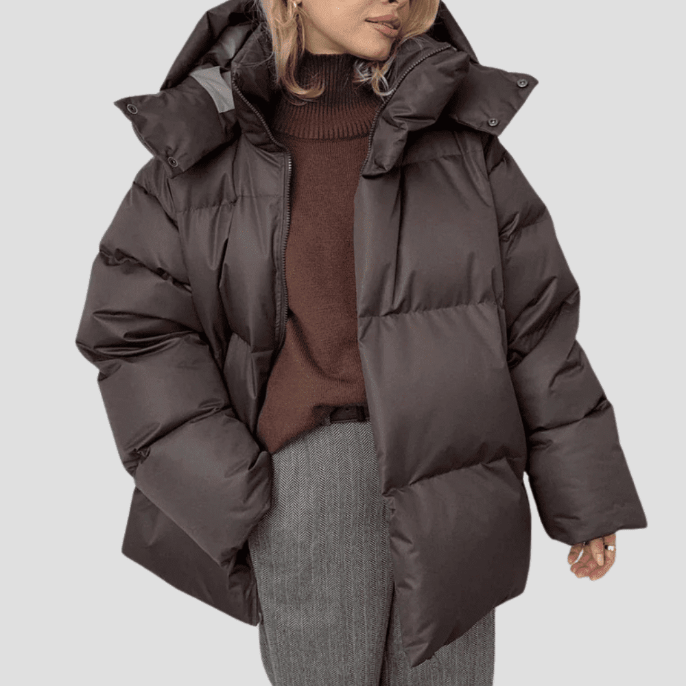 Women's Oversized Hooded Winter Puffer Jacket