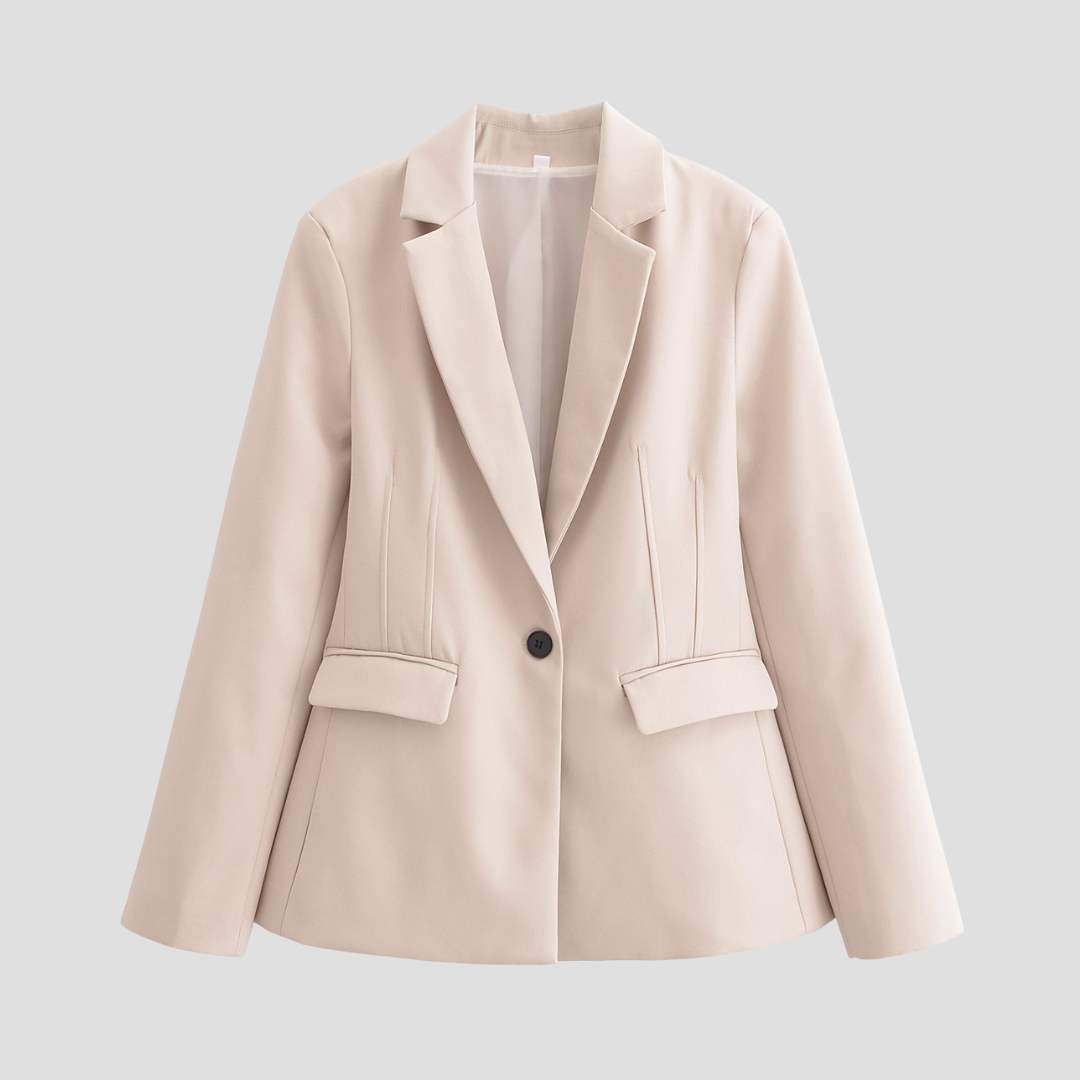  Women's Single-Breasted Blazer