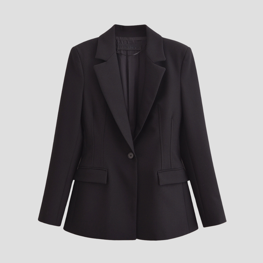 Women's Single-Breasted Blazer