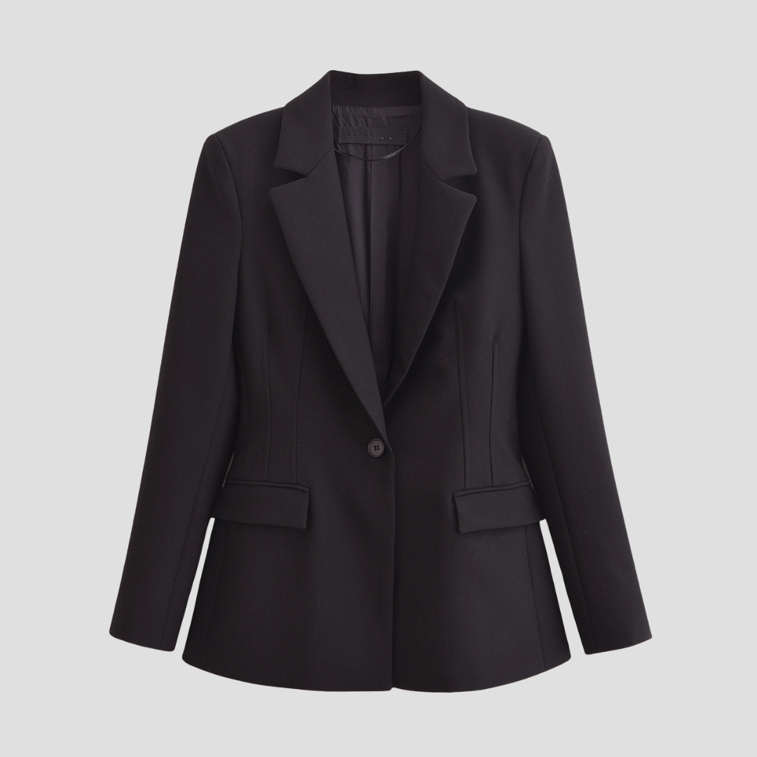  Women's Single-Breasted Blazer